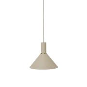 Ferm Living - Collect Pendelleuchte Cone Low Cashmere