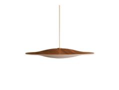 Piet Hein - Sinus-Wood 550P LED Pendelleuchte Walnuss/Opal