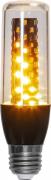 LED lamp E27 T40 Flame (Schwarz)