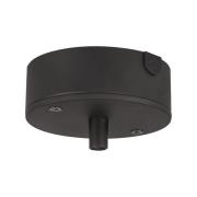 Roof cup for box / external mounting Black (Schwarz)
