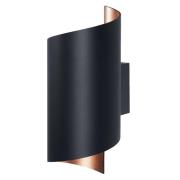 Smart+ Orbis Wall lamp Twist Black TW 200mm x 112mm 2x5w (Schwarz)