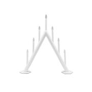 Alex 7-armed metal candlestick (Weiß)