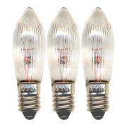 E10 Spare lamp 3-pack (Transparent)
