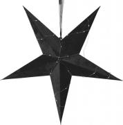 Velvet paper star 60cm (Schwarz)