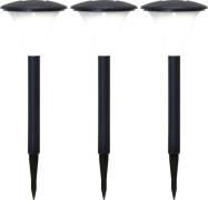 Faro Solcell 3-pack (Schwarz)