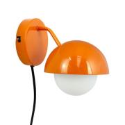 Rosen-Wandlampe (Orange)