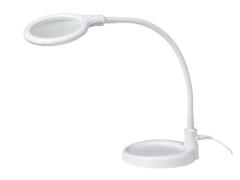 Moholm magnifying lamp LED + clamp (Weiß)