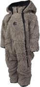 Lindberg Muddus Pile Windfleece-Dress, Greige, 74