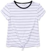 Luca &  Lola Barletta Top, White/Black Stripes 110-116