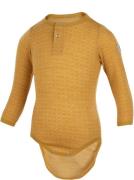 Janus Babywool Body, Yellow, 80, Babykleidung