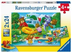 Ravensburger Puzzle Camping 2x24 Teile