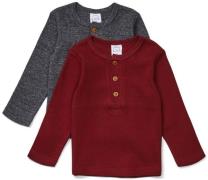 Luca &  Lola Rocco Langarmshirt 2er-Pack, Grey 68