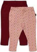 Luca &  Lola Linda Leggings 2er-Pack, Pink/Wine 74