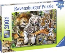 Ravensburger Puzzle Schmusende Raubkatzen 200 Teile