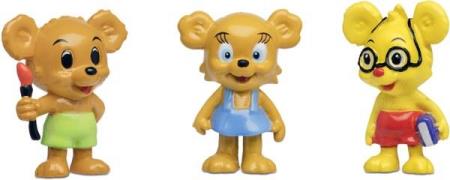 Bamse Figurenset Maja, Brum &  Teddy