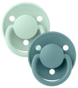 BIBS Schnuller De Lux 2er-Pack Silicone, Nordic Mint/Island Sea