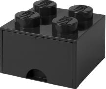 LEGO Aufbewahrungsbox mit Schublade 4, Schwarz