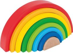 Eichhorn Stapelwürfel Regenbogen, Babyspielzeug