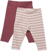 Minymo Leggings 2er-Pack, Violet Ice, 56