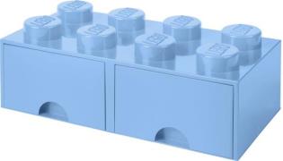 LEGO Aufbewahrungsbox mit Schublade 8, Hellblau