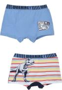 Jurassic World Boxershorts 2er-Pack, Green/Light Grey, 6-8 Jahre