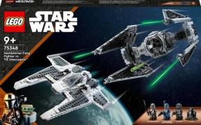 LEGO Star Wars 75348 Mandalorianischer Fang Fighter Vs. Tie Intercepto...