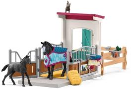 Schleich Spielzeugset Pferdebox mit Stute und Fohlen