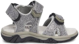 Little Champs Race Glitter Kinder Sandalen, Silver 24