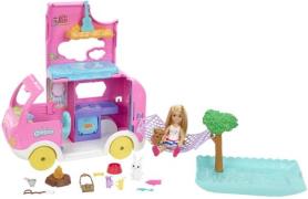 Barbie Chelsea Spielset 2-in-1 Camper mit Puppe