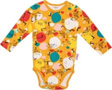 Pippi Langstrumpf Hjuling Body, Orange, 74, Babykleidung