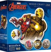 Trefl Wood Craft Origin Marvel Avengers Puzzle Brave Iron Man 160 Teil...