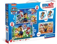 Clementoni Edukit Paw Patrol Puzzles 4-in-1