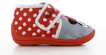 Disney Minnie Maus Hausschuhe, Red/Light Grey, 32