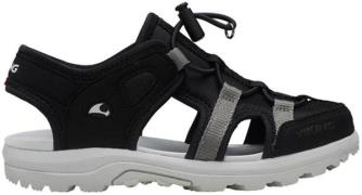 Viking Sandvika Kinder Sandalen, Schwarz, 27