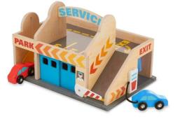 Melissa &  Doug Parkgarage mit Werkstatt und 2 Autos