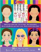 Melissa &  Doug Make-a-Face Stickerbuch