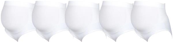 Milki Seamless Umstandshöschen 5er-Pack Gr. S, White