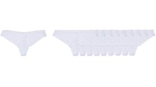 Milki String Spitze 10er-Pack Gr. M, White