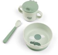 Done By Deer Foodie Geschirr-Set Happy Clouds, Green