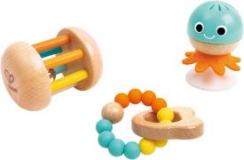 Hape Baby-to-Toddler Sensory Spielset 3 Teile, Babyspielzeug