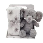 CarloBaby  Decke Elefant, Grau