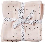 Done By Deer Decke Dreamy Dots 120x120 2er-Pack, Powder