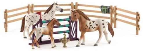 Schleich Horse Club Appaloosa und Turnier-Trainingsset