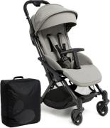 Beemoo Easy Fly Lux 4 Buggy inkl. Padded Transporttasche, Stone Grey