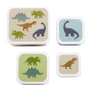 A Little Lovely Company Lunchbox-Set, Dinosaur