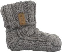 Lindberg Klimpen Babyschuhe, Anthracite 21-22