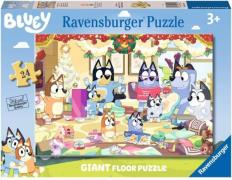 Ravensburger Bodenpuzzle Bluey Weihnachten 24 Teile