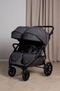 Beemoo BFF60 2 Geschwisterwagen, Fog Grey