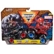 Monster Jam 1:64 Marvel Monstertrucks 2er-Pack - Spider Man vs. Venom