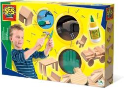 SES Creative Tischler-Set 57 Teile, Wood